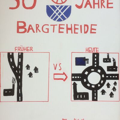 Schülerausstellung 50 Jahre Stadtreche Plakat  3