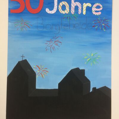 Schülerausstellung 50 Jahre Stadtreche Plakat 16