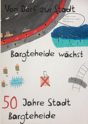 Schülerausstellung 50 Jahre Stadtreche Plakat 6