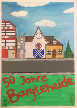 Schülerausstellung 50 Jahre Stadtreche Plakat 12