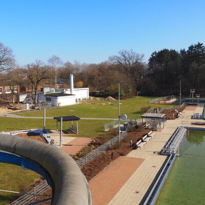 Bauma&szlig;nahme Freibad Kalenderwoche 9 (2021)