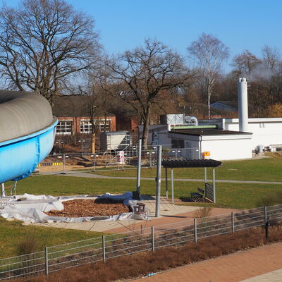 Bauma&szlig;nahme Freibad Kalenderwoche 9 (2021)