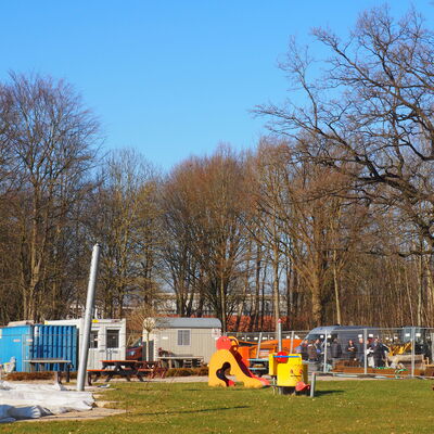 Bauma&szlig;nahme Freibad Kalenderwoche 9 (2021)