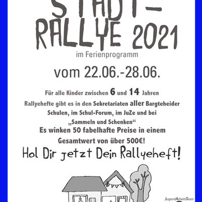 2021 Stadtrallye-Plakat