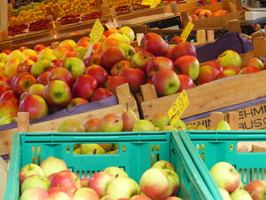 Wochenmarkt Äpfel