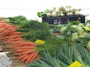 Wochenmarkt Gemüse