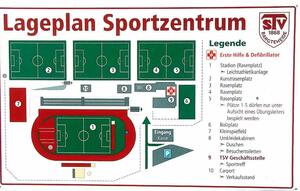 Sportzentrum Lageplan
