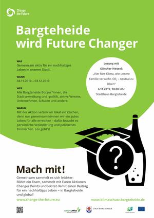 Plakat Change the Future