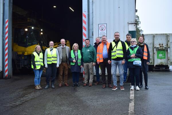 Ein gemeinsamer Besuch der Biogasanlage in Trittau stand ebenfalls auf dem Programm.