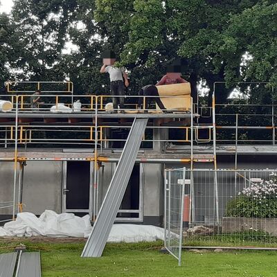 Kalenderwoche 38 Umbau im Freibad
