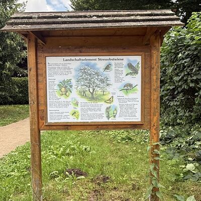 &Ouml;kosiedlung Schild Landschaftselement