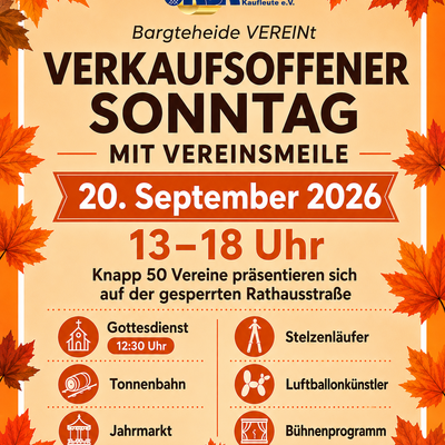 Verkaufsoffen Herbst 2026