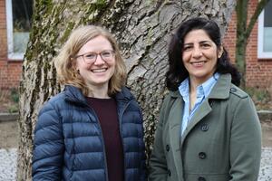 Bargteheides Klimamanagerinnen Yasmin Eger und Sarah Zarin.