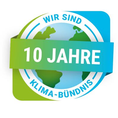 10 Jahre Klima-Bündnis Logo